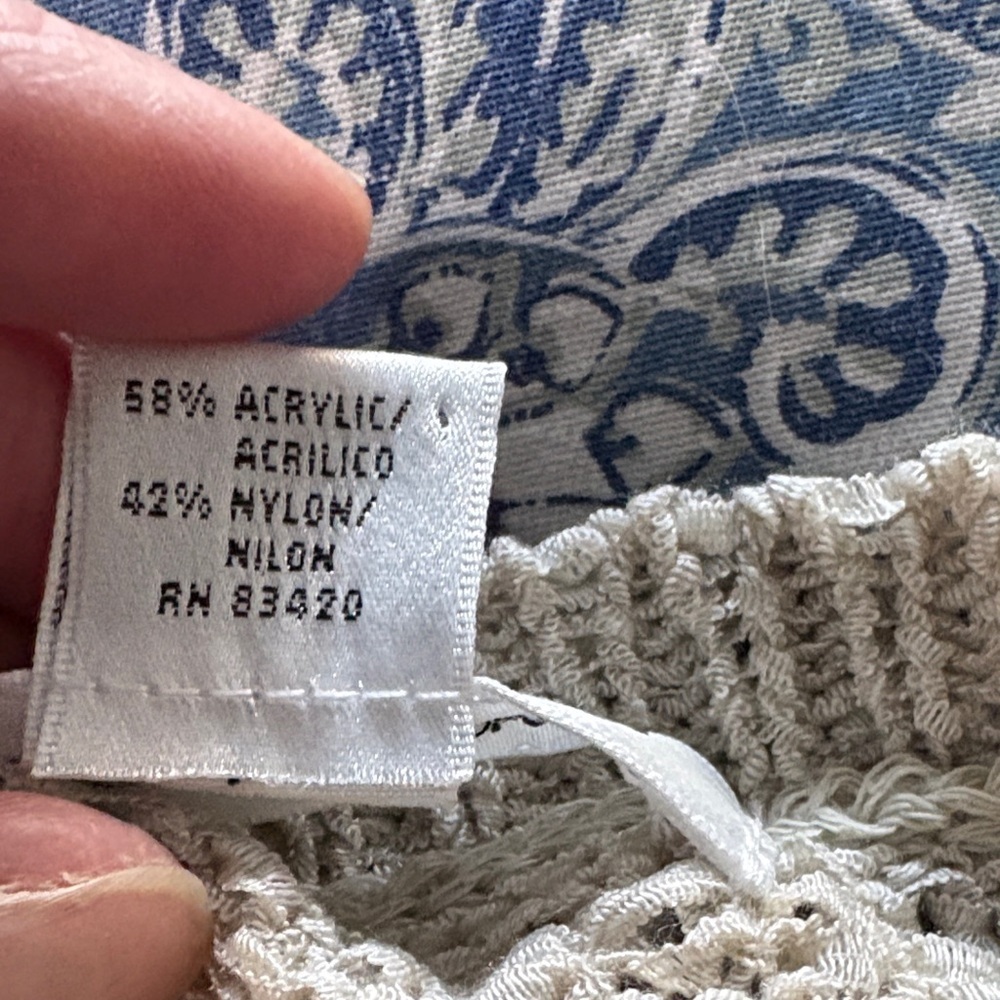 August Silk Cream Knit Sweater - Picture 6 of 7